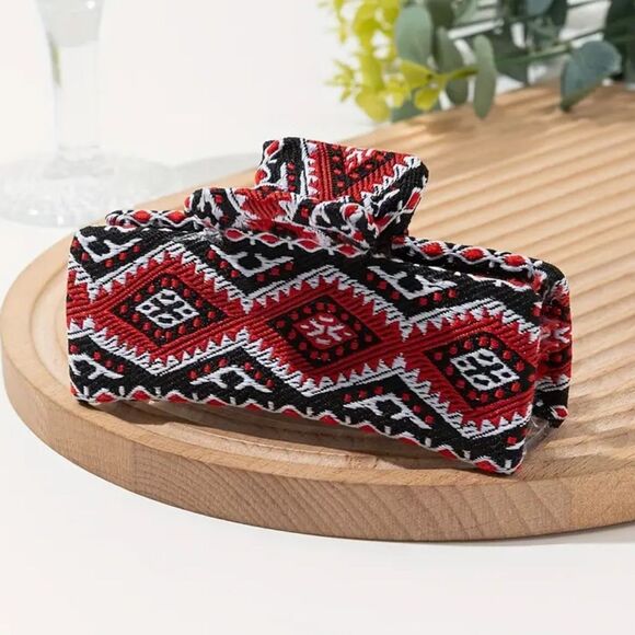 Boho Knitted Hair Claw Clip - Picture 2 of 2